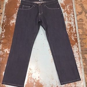 Blue Delta straight leg jeans waist 32 in